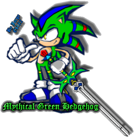 The Mythical Green Hedgehog (By JorgeEd)